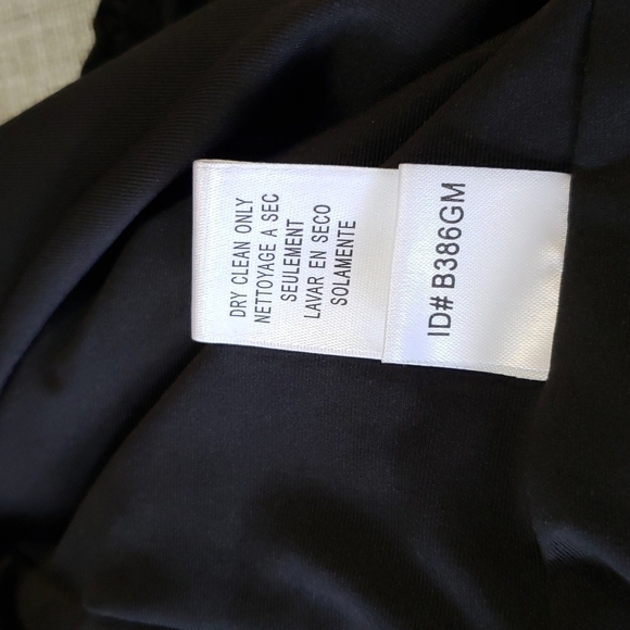 NWT BCBG Maxazria Black Empire Ruched Mini Dress Sleeveless V, Size M - Picture 7 of 12